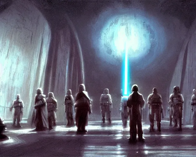 Prompt: the most amazing dream you ever had about star wars, hyper realistic, ambient lighting, concept art, intricate, hyper detailed, smooth, volumetric lighting, george lucas, ralph mcquarrie, octane