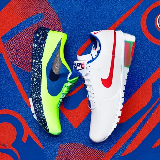 Prompt: photograph of a new nike collaboration with pepsi