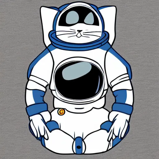 Image similar to cat astronaut