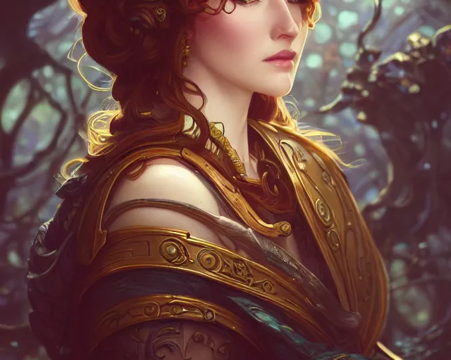 Prompt: photography of deirdre sullivan - beeman, deep focus, d & d, fantasy, intricate, elegant, highly detailed, digital painting, artstation, concept art, matte, sharp focus, illustration, hearthstone, art by artgerm and greg rutkowski and alphonse mucha