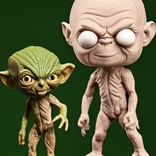 Image similar to gollum funko pop