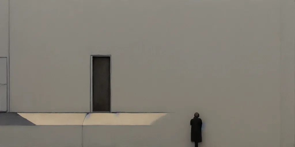 Prompt: an art gallery with pictures in the style of tim eitel