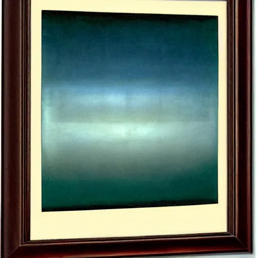 Image similar to the abstract painting'arctic void ', by caspar david friedrich!!!, by rothko!!!