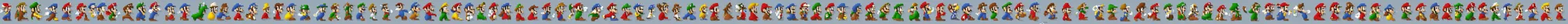 Image similar to super mario bros 1 9 8 5, mario sprite sheet walk cycle, full body, pixel art, nintendo official media, white background