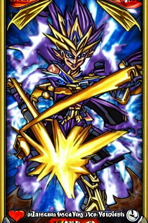 Image similar to a yu gi oh tcg monster card