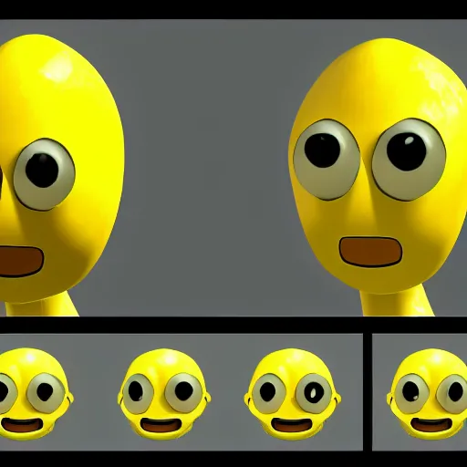 Image similar to lemongrab from adventure time, photorealistic