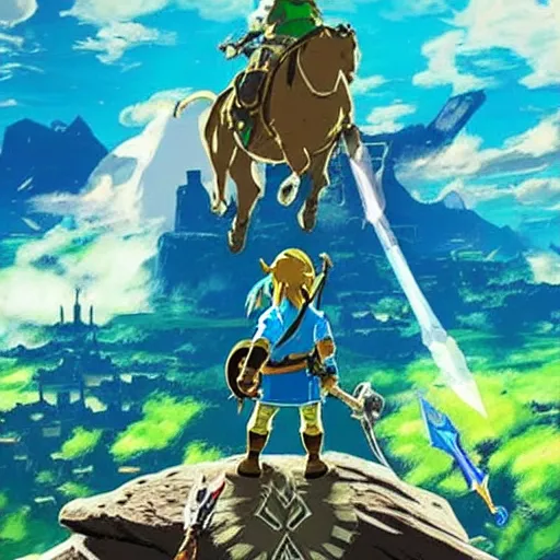 Prompt: The Legend of Zelda: Breath of the Wild