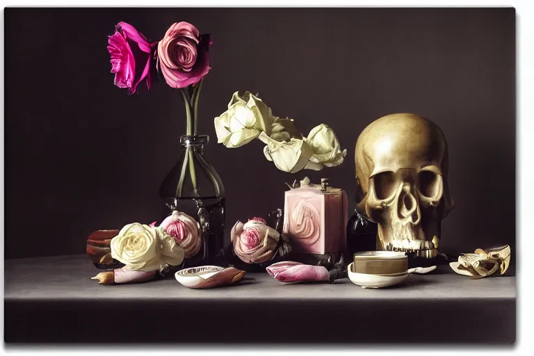 Prompt: still life with a bunch of girls, by peter class, memento mori, vanitas, symmetry, cinematic, elegant, luxury, professional studio light, perfect composition, dlsr photography, full frame, hasselblad x 1 d sharp focus, 8 k, ultra hd, sense of awe, highly detailed, hyper realistic, intricate, fine arts journal cover