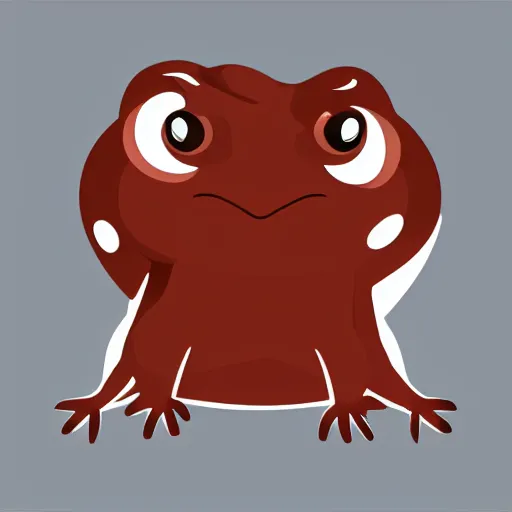 Image similar to vector symbol of a stylized salamander, iconic, clean, white background, artstation, symbolic