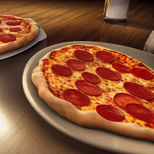 Prompt: a highly realistic photo of a delicious slice of pizza, dramatic, hyperdetailed, artstation, photorealism, accurate, octane render, 8k,