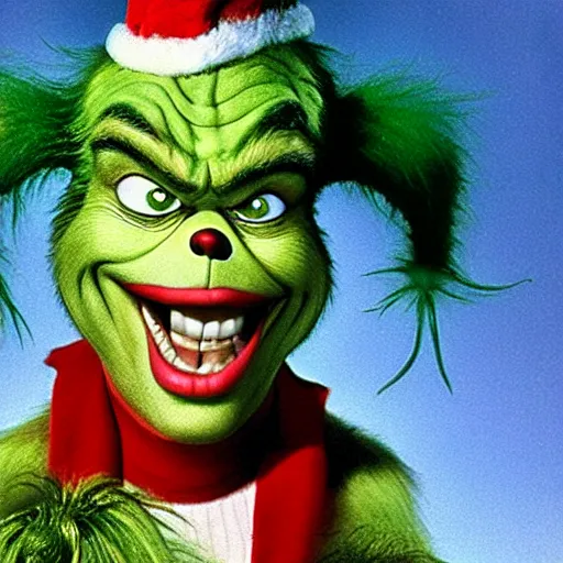 Prompt: jack nicholson as the grinch in the grinch