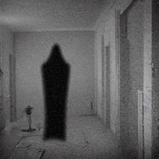 Prompt: ghost, documentary footage, haunting, scary, dark
