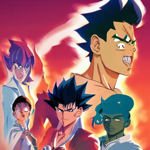 Image similar to face icon stylized minimalist yu yu hakusho, loftis, cory behance hd by jesper ejsing, by rhads, makoto shinkai and lois van baarle, ilya kuvshinov, rossdraws global illumination