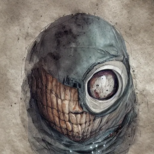 Image similar to Mysterio, artwork by Eric Lacombe,