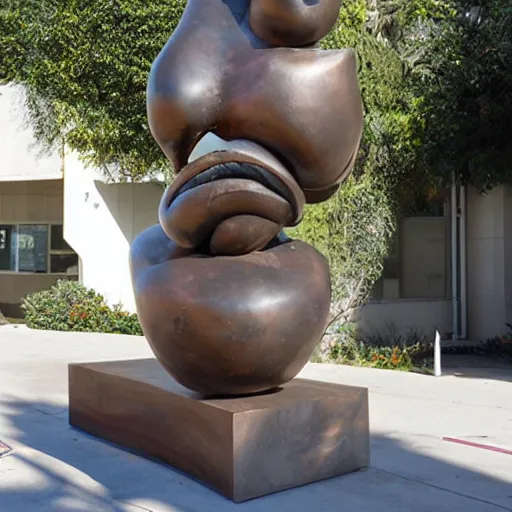 Image similar to Walter Yeo sculpture in LA, super ugly omg