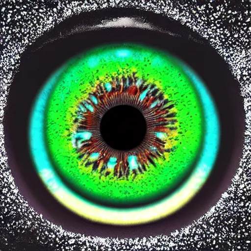 Image similar to eyeball melted render octane high definition detailed