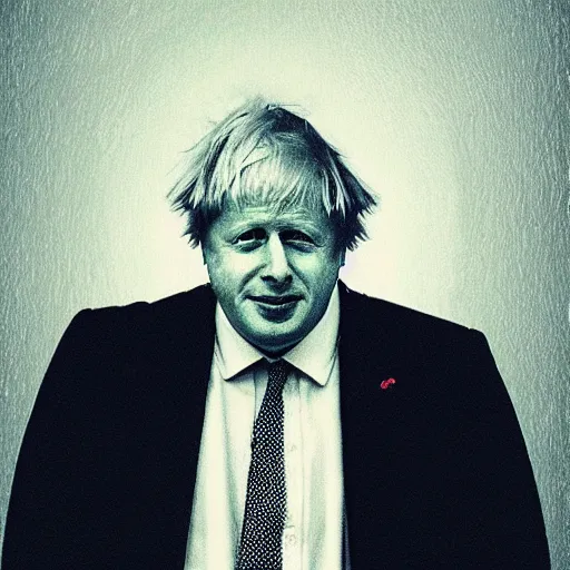 Prompt: boris johnson, boris johnson, boris johnson in the style of beksinski