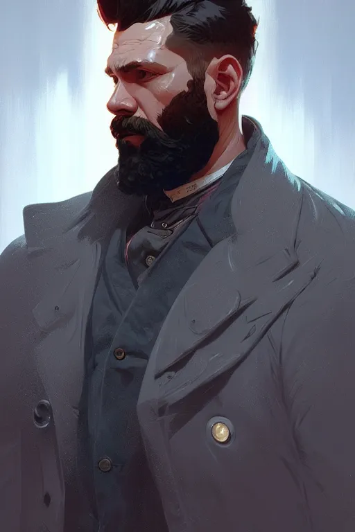 Prompt: a portrait of ulysses klaue, fantasy, sharp focus, intricate, elegant, digital painting, artstation, matte, highly detailed, concept art, illustration, ambient lighting, art by ilya kuvshinov, artgerm, alphonse mucha, and greg rutkowski