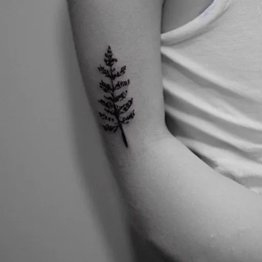 Image similar to minimalistic tattoo design