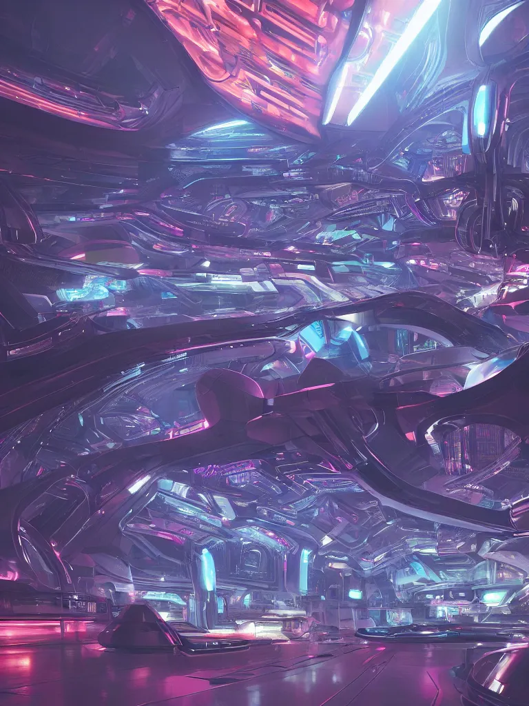 Image similar to futuristic interior of a busy spaceport on an alien world, neon lighting and spotlights, intricate artwork by moebius. trending on artstation, very coherent symmetrical artwork. cinematic, hyper realism, high detail, octanerender