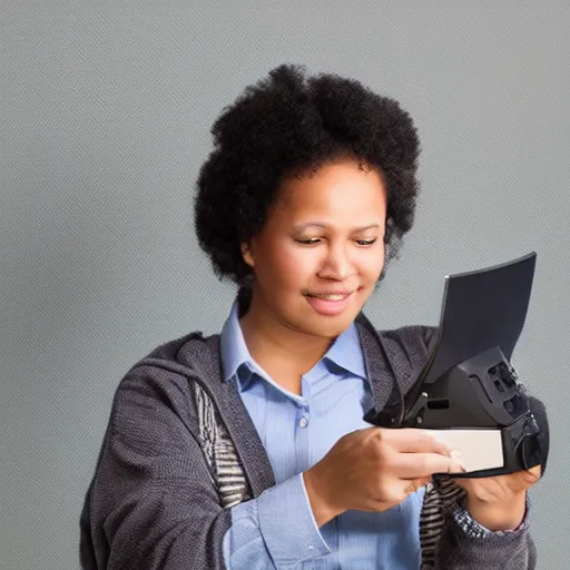 Prompt: stock photo of a person learning to program, confused, studio lighting, award winning, sony A79