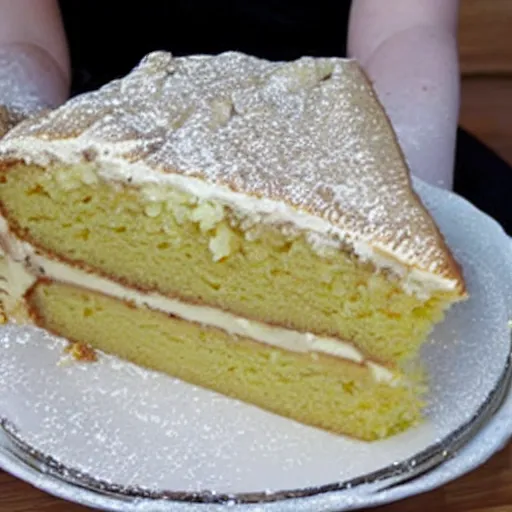 Image similar to cake, made of pie