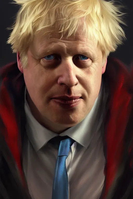 Prompt: Boris Johnson as Captain Great Britain, portrait, highly detailed, digital painting, artstation, concept art, smooth, sharp focus, soft volumetric lights, illustration, cinematic lighting, art by artgerm and greg rutkowski and alphonse mucha