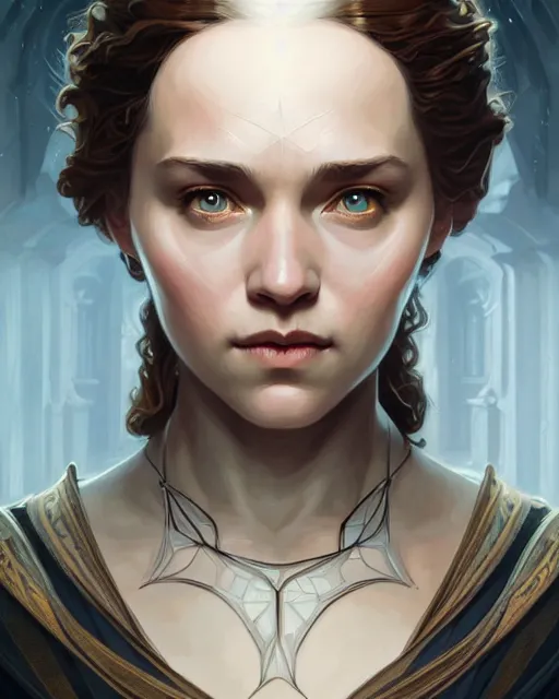 Image similar to symmetry!! portrait of anya stark, game of thrones, dnd, intricate, elegant, highly detailed, digital painting, artstation, concept art, smooth, sharp focus, illustration, art by artgerm and greg rutkowski and alphonse mucha