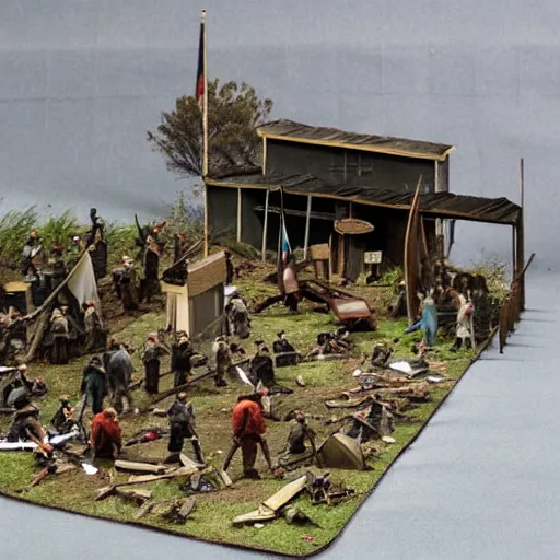 Image similar to civil war diorama