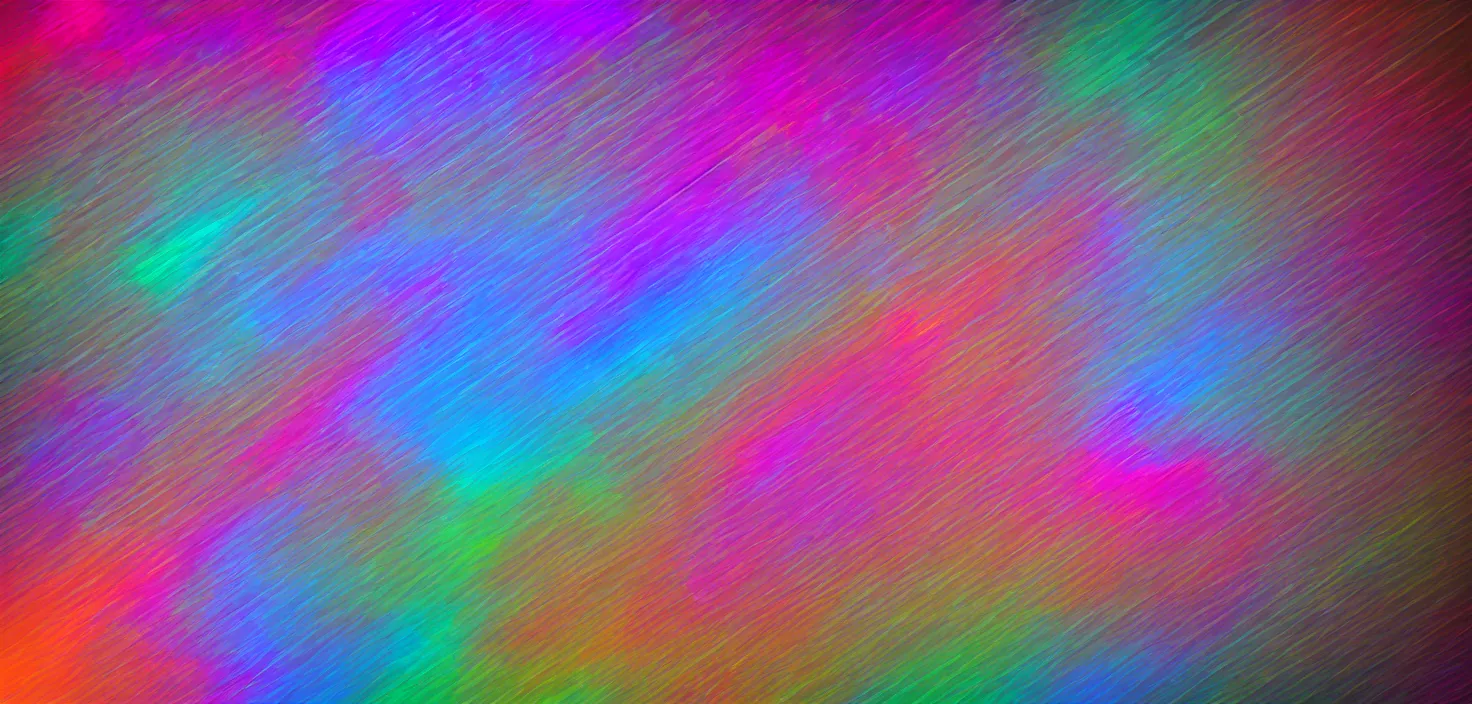Image similar to deep colors, rainbow, vivid, brilliant, colored, bright, polychromatic, glowing neon, geometric, dark, mist Art of Illusion, Artrift, finalRender, Flickr, IMAX, Polycount, r/Art, shadow depth, Sketchfab, Sketchlab, Substance Designer, VRay, depth of field, subtractive lighting, naive art
