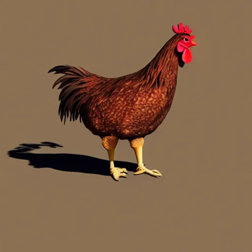 Image similar to a high quality photo of an antropomorphic chicken wearing a suit, 8k, digital art