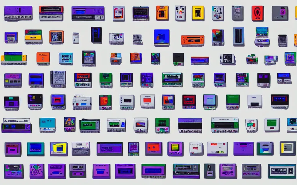 Image similar to logotype sheet that reads HAND ENTERTAINMENT SYSTEMS by peter saville in the style of snes, 16 bit