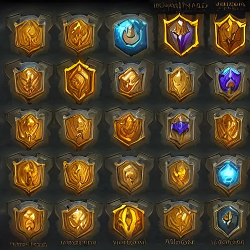 Prompt: world of Warcraft new Paladin spell icons