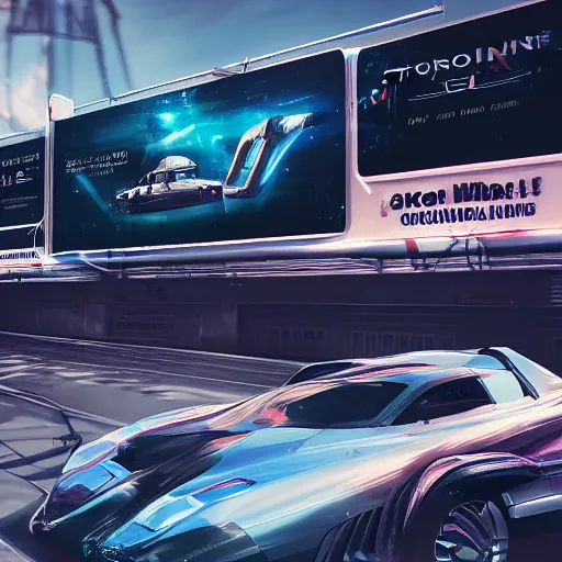 Image similar to sci-fi cars on the coronation of napoleon painting and digital billboard in the middle, unreal engine 5, keyshot, octane, artstation trending, ultra high detail, ultra realistic, cinematic, 8k, 16k, in style of zaha hadid, in plastic, dark, tilt shift,