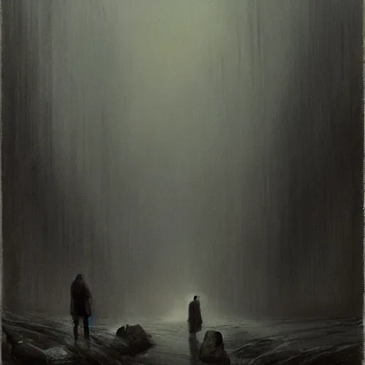 Prompt: the fire in my core heats my heart to the breaking point, twixt horror and despair my lungs catch, but cannot sate. The mind from direction fails, and cannot help but confuse my gait. dark concept art, by Greg Rutkowski, Gustav Dore, and Edvard Munch.