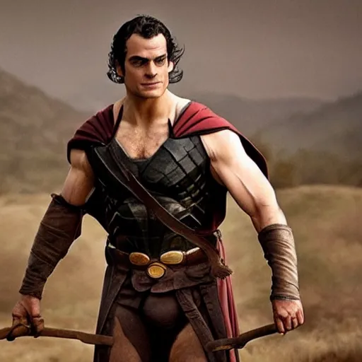 Image similar to Henry Cavil as a centaur