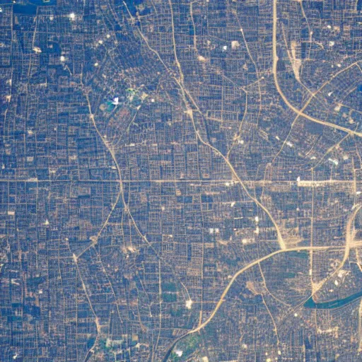 Image similar to a million houses one on top of each other visible from space