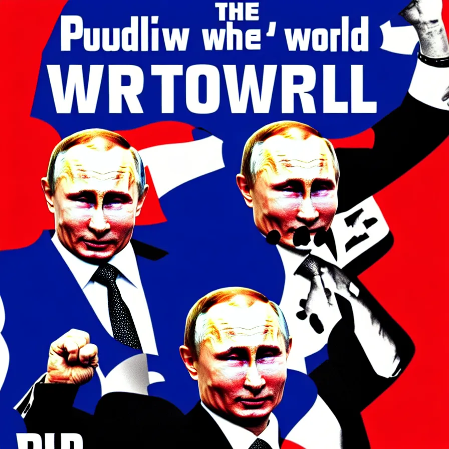 Prompt: putin took over the world
