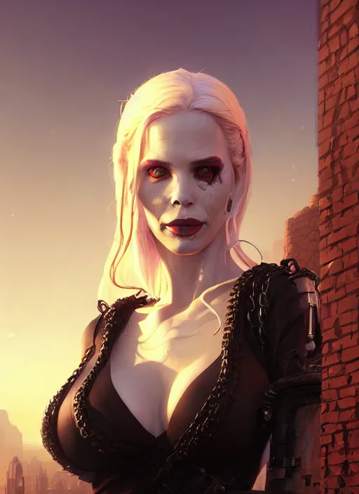 Image similar to highly detailed portrait of lady death in gta v, stephen bliss, unreal engine, fantasy art by greg rutkowski, loish, rhads, ferdinand knab, makoto shinkai and lois van baarle, artgerm, pixar, ilya kuvshinov, rossdraws, tom bagshaw, global illumination, radiant light, detailed and intricate environment