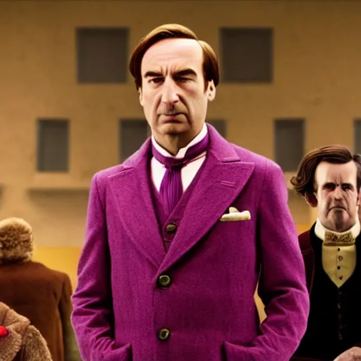 Prompt: saul goodman in the movie grand budapest hotel