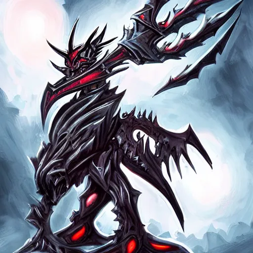 Image similar to shadowknight archfiend, cute, illustration, beautiful detailed, colors, adorable