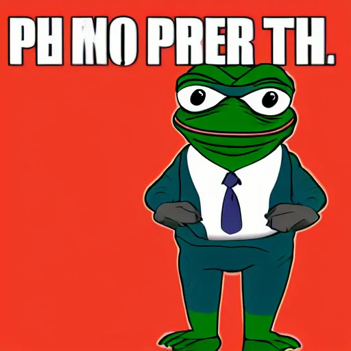 Prompt: smart pepe teaching others