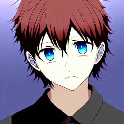 Prompt: ''face protrait subaru, ufotable, anime, digital art''