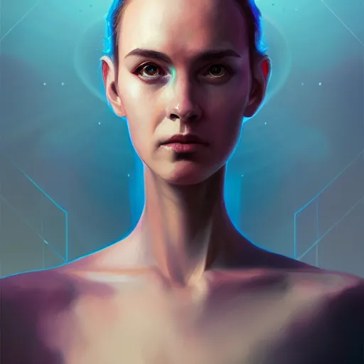 Prompt: portrait of an ai, sci-fi, futuristic, highly detailed, digital painting, artstation, concept art, smooth, sharp focus, by Henri Matisse