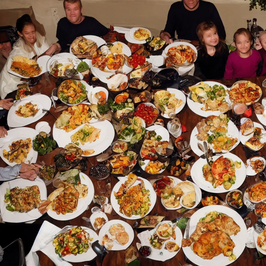 Image similar to family dinner