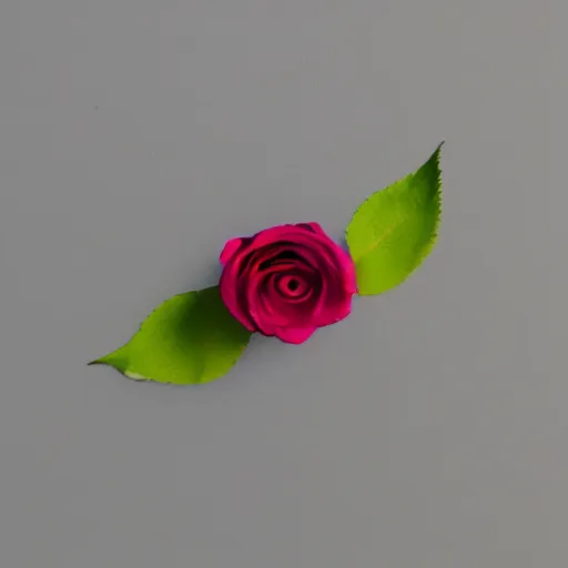 Image similar to rose made of colored smoke