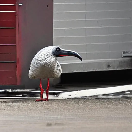 Prompt: bin chicken takes bloody revenge