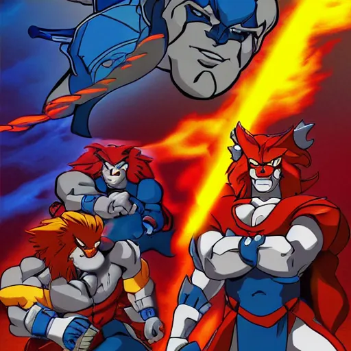 Image similar to thundercats battle