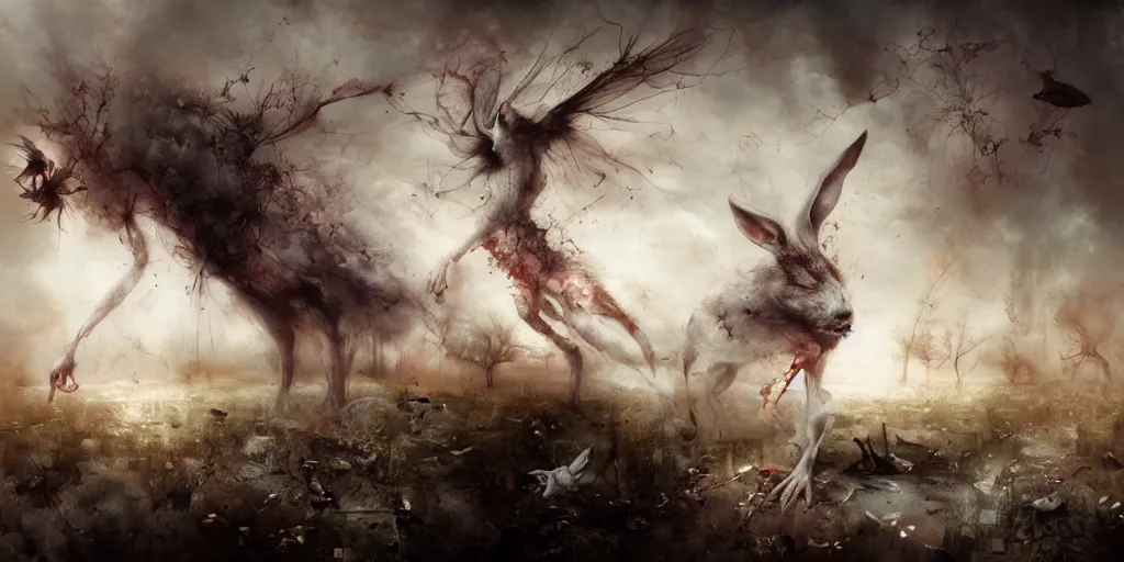 Image similar to The end of the world, by ryohei hase