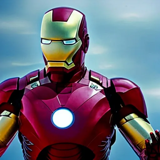 Image similar to film still of michael jackson as Iron Man, cinematic-shot, 4k